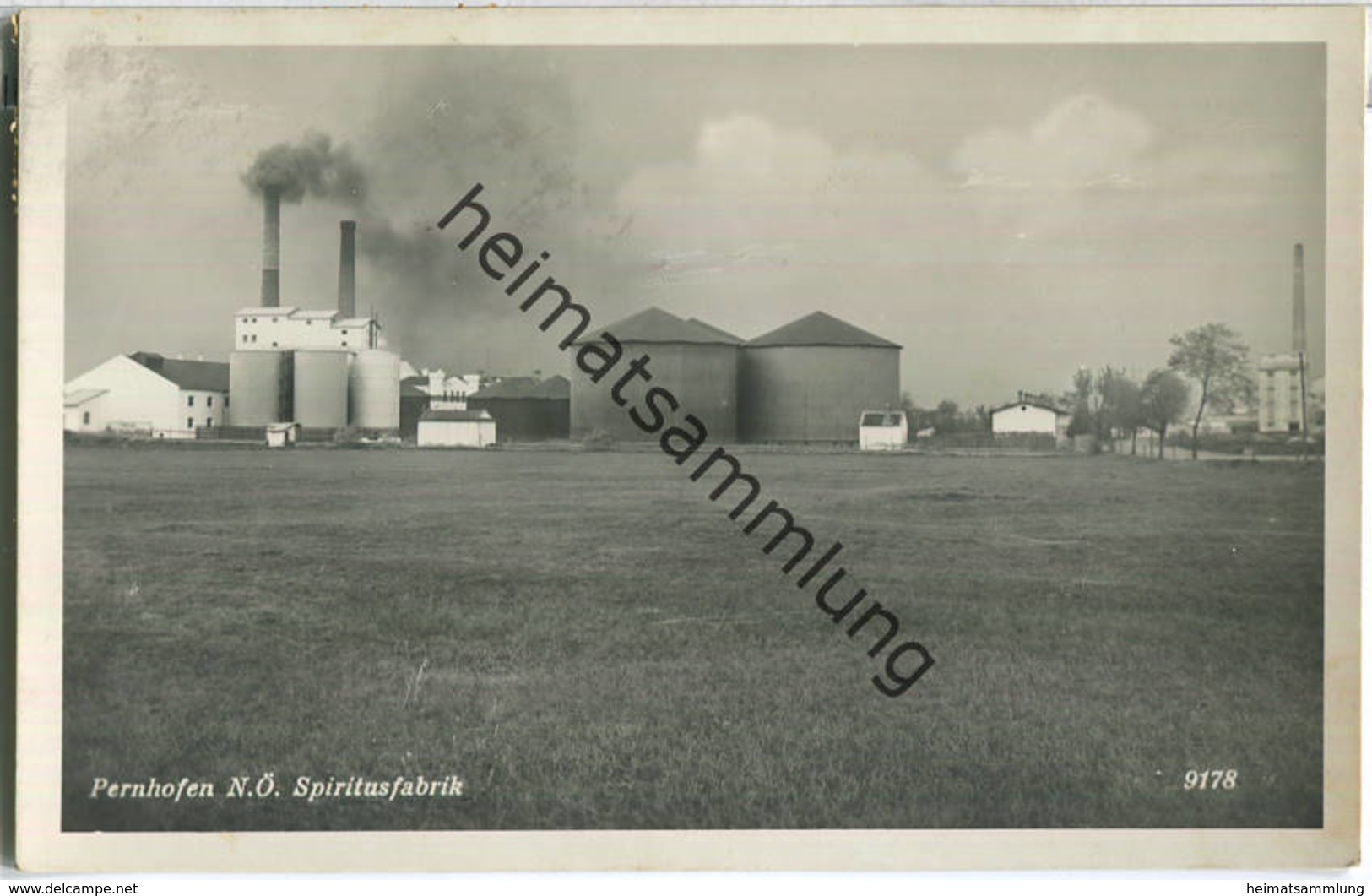 Laa an der Thaya - Pernhofen - Spiritusfabrik - Foto-Ansichtskarte