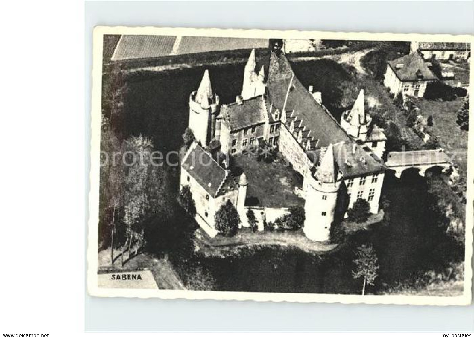 Laarne Fliegeraufnahme Kasteel