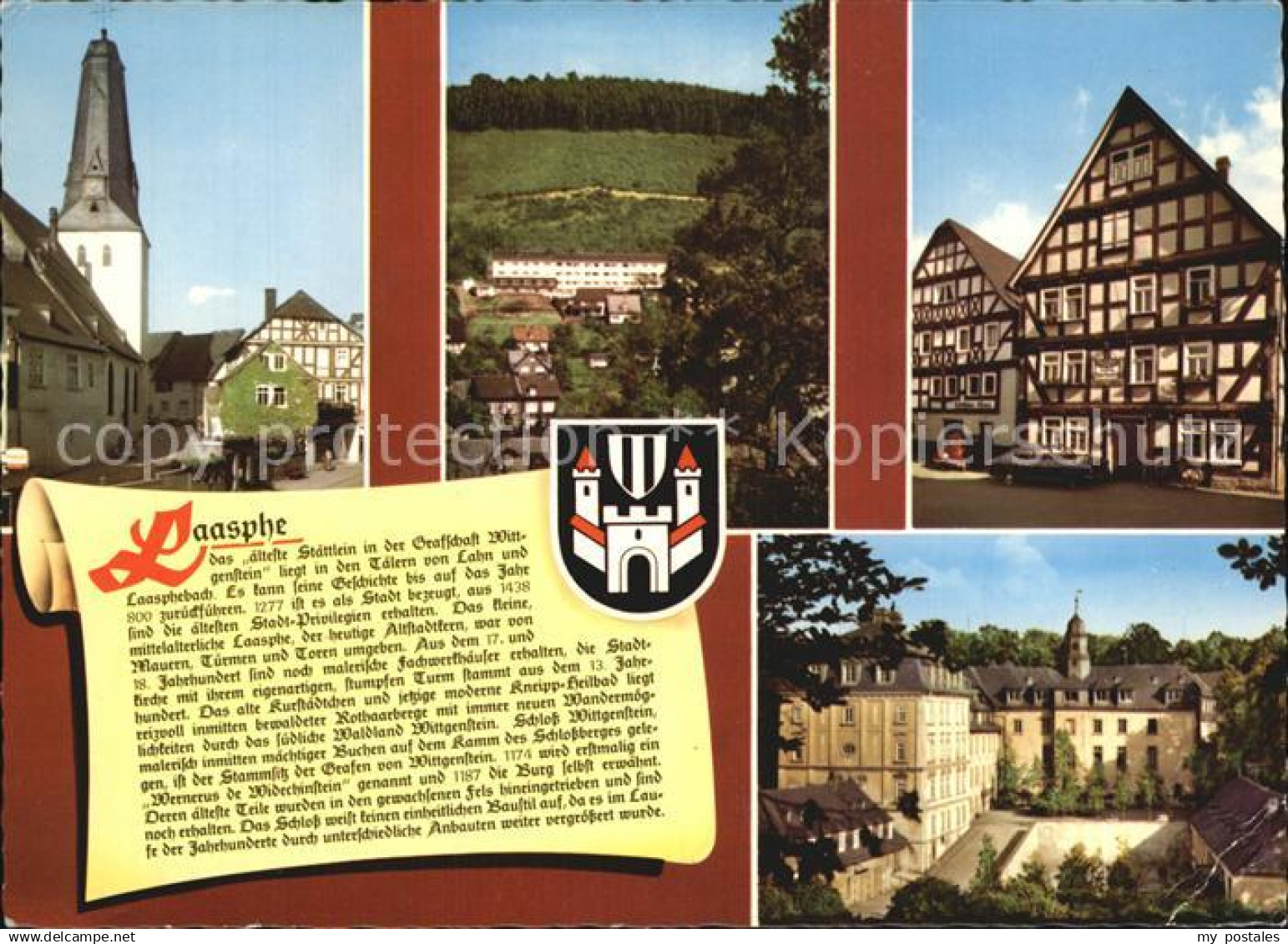 Laasphe Bad Fachwerkhaeuser