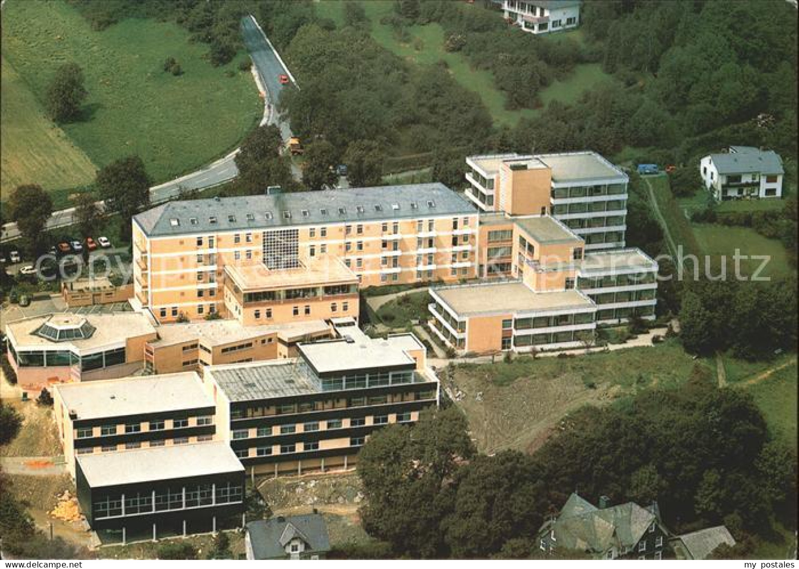 Laasphe BAD LAASPHE NRW Fliegeraufnahme Schlossbergsanatorium