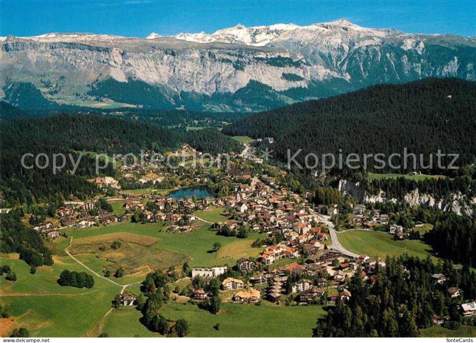 Laax Fliegeraufnahme