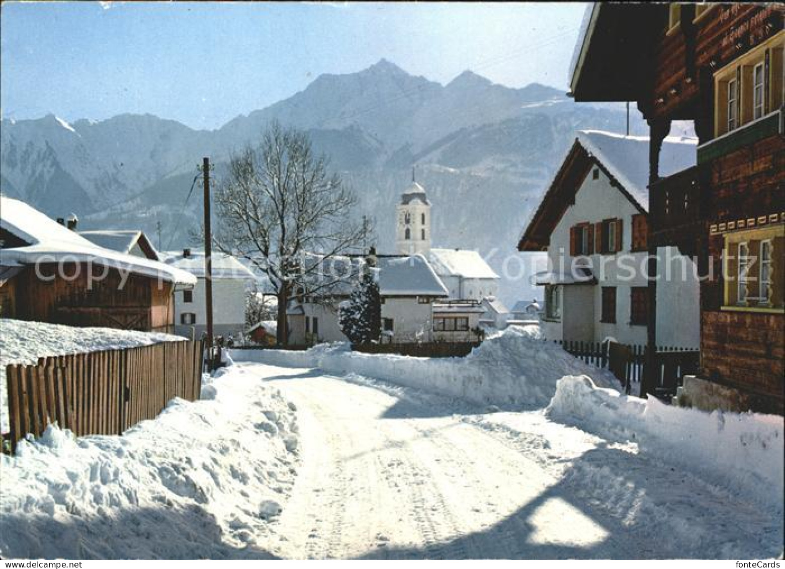Laax Pension Brunnquell Dorfpartie
