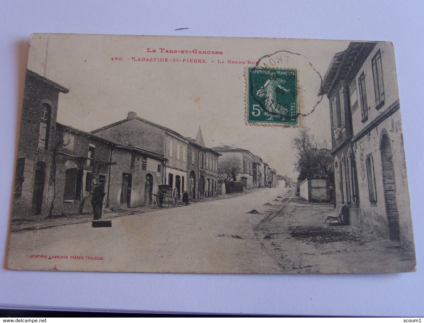labastide saint pierre - la grande rue