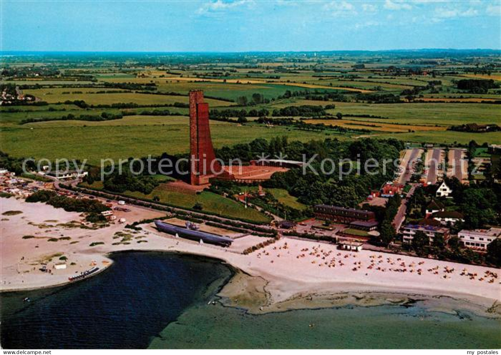 Laboe Fliegeraufnahme Marine Ehrenmal