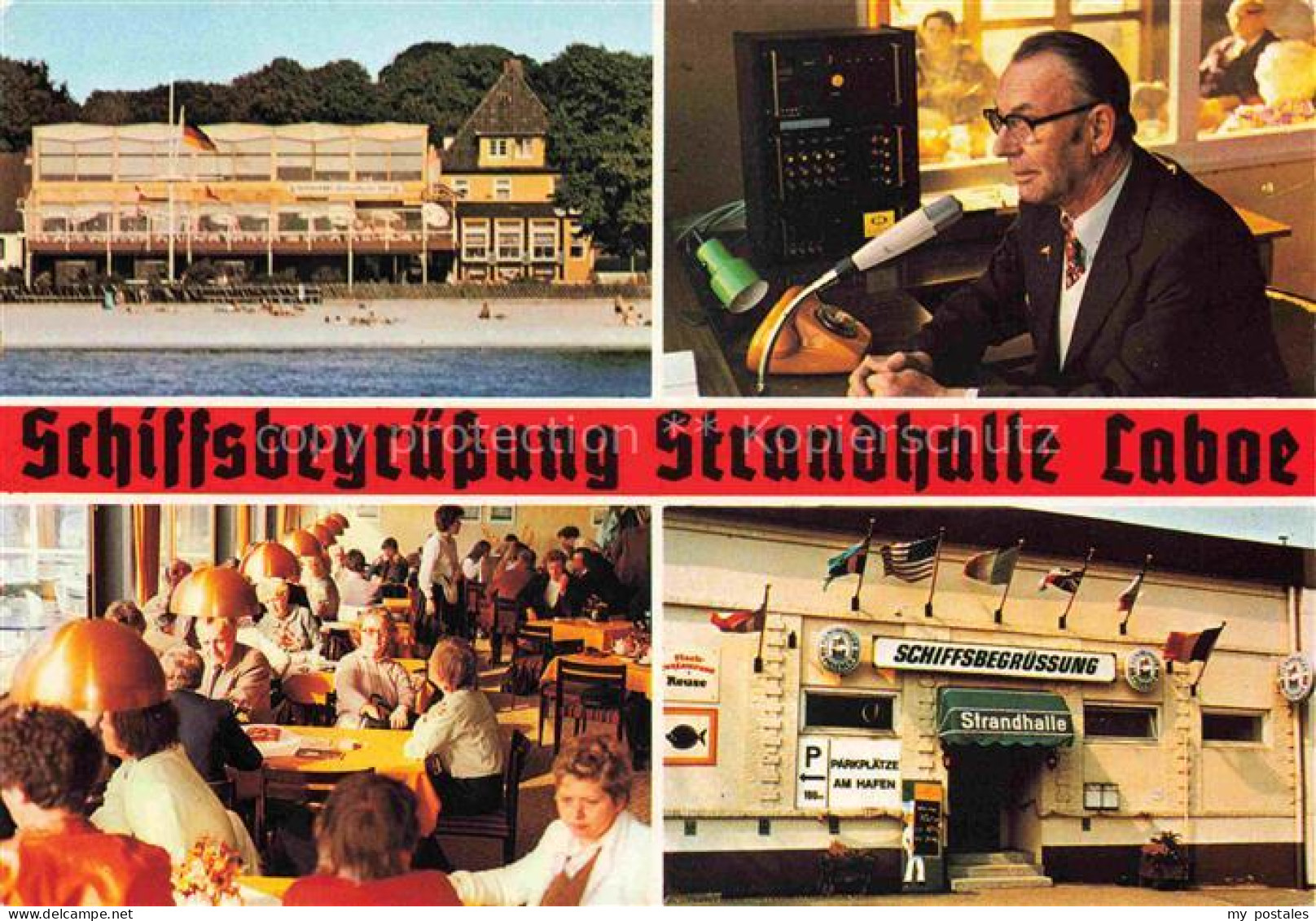 LABOE Ostseebad Schiffsbegruessung Strandhalle Laboe Details