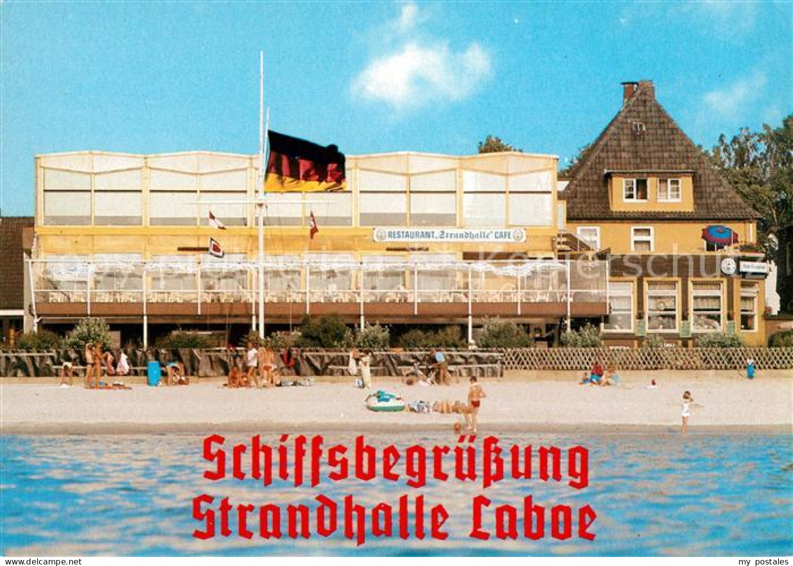 Laboe Schiffsbegruessung Strandhalle Laboe