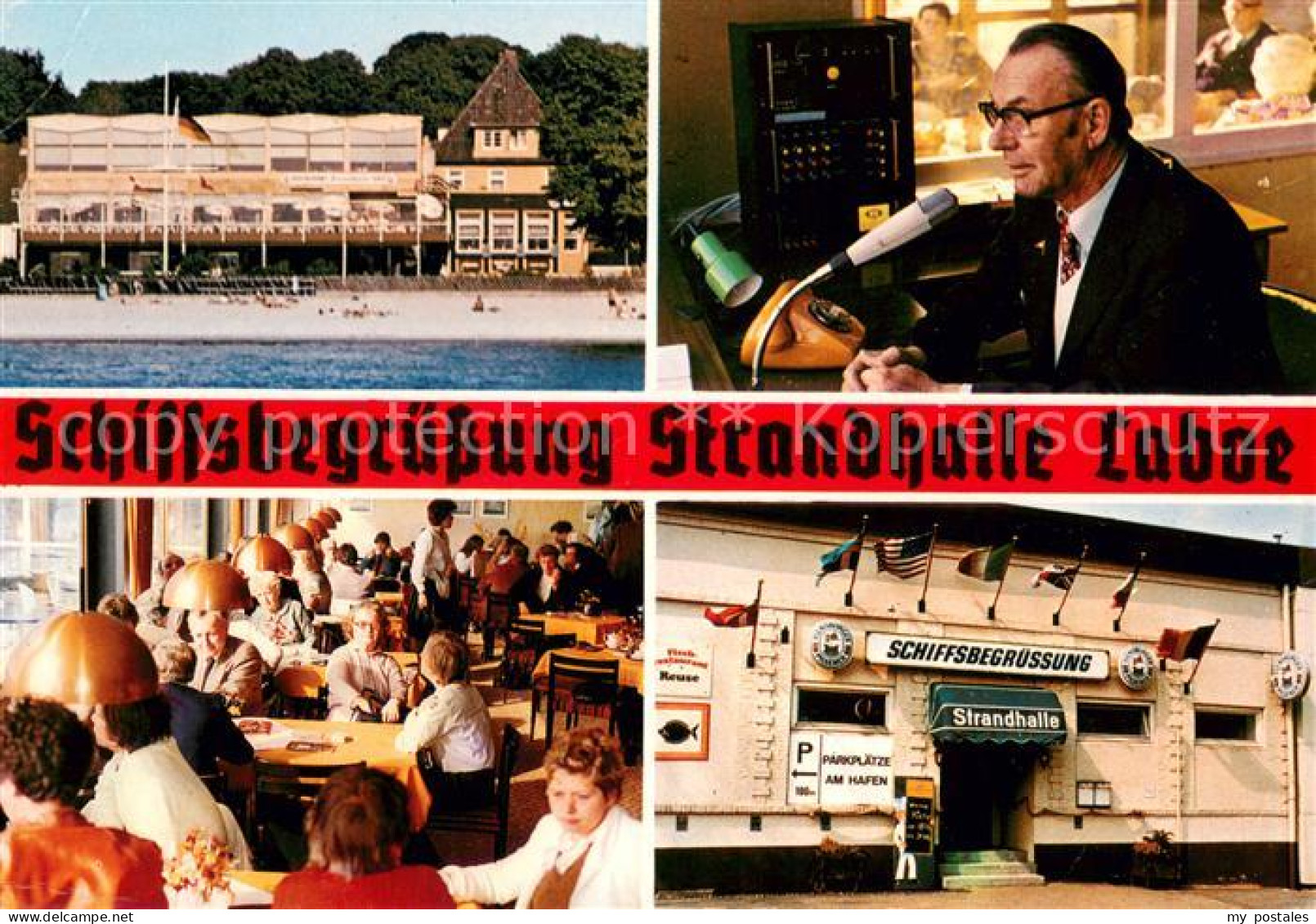 Laboe Schiffsbegruessung Strandhalle Laboe Gastststube