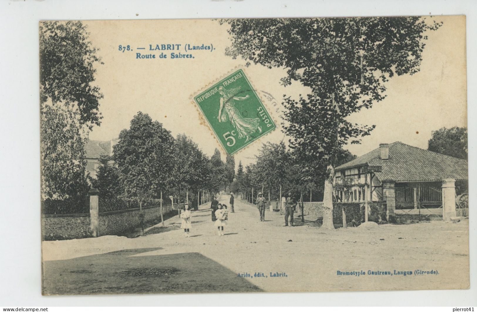 LABRIT - Route de Sabres