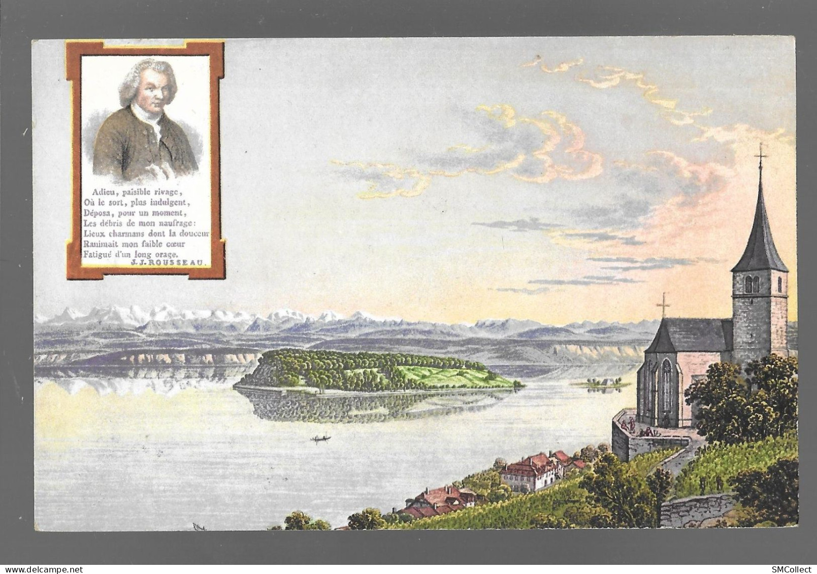 Lac de Bienne, église de Gléresse (A1p3)