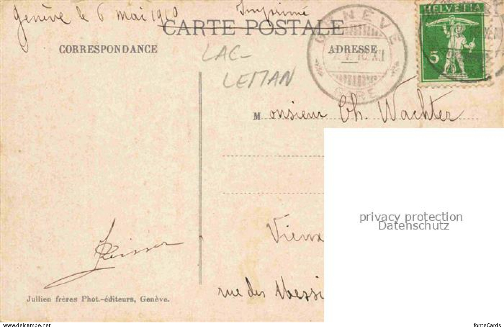 Lac Leman Genfersee GE Barque du Lac Leman