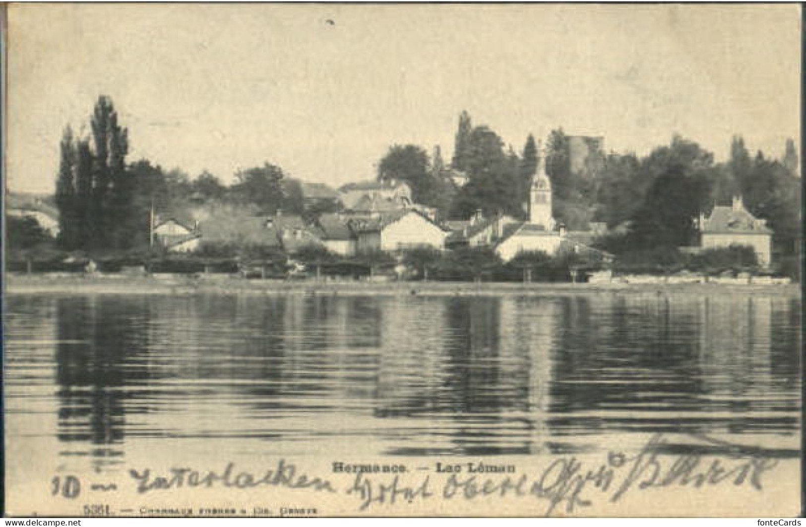 Lac Leman Genfersee Lac Leman  x 1904