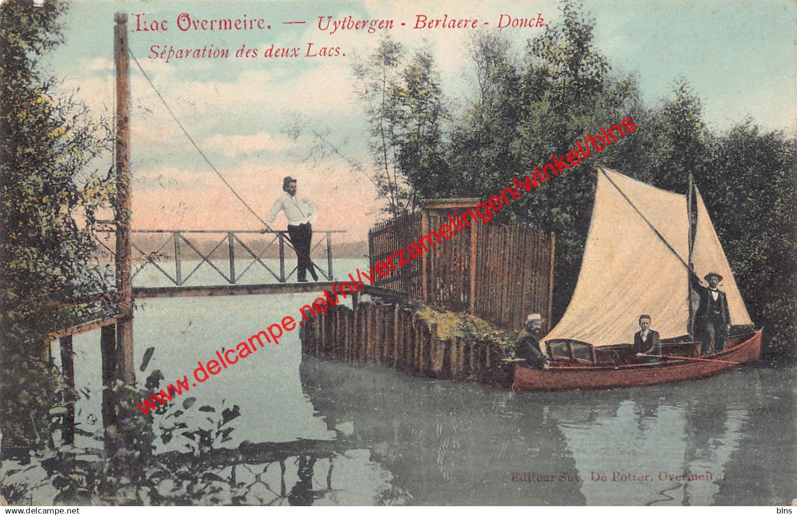 Lac Overmeire - Uytbergen-Berlaere-Donck - Séparation des deux Lacs - Berlare