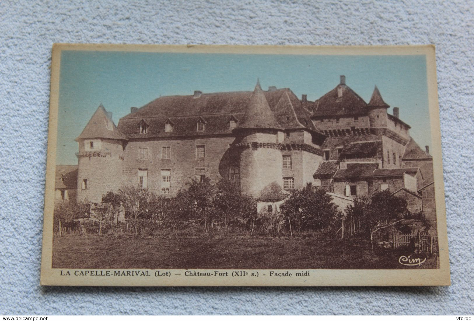 Lacapelle Marival, château fort, façade midi, Lot 46