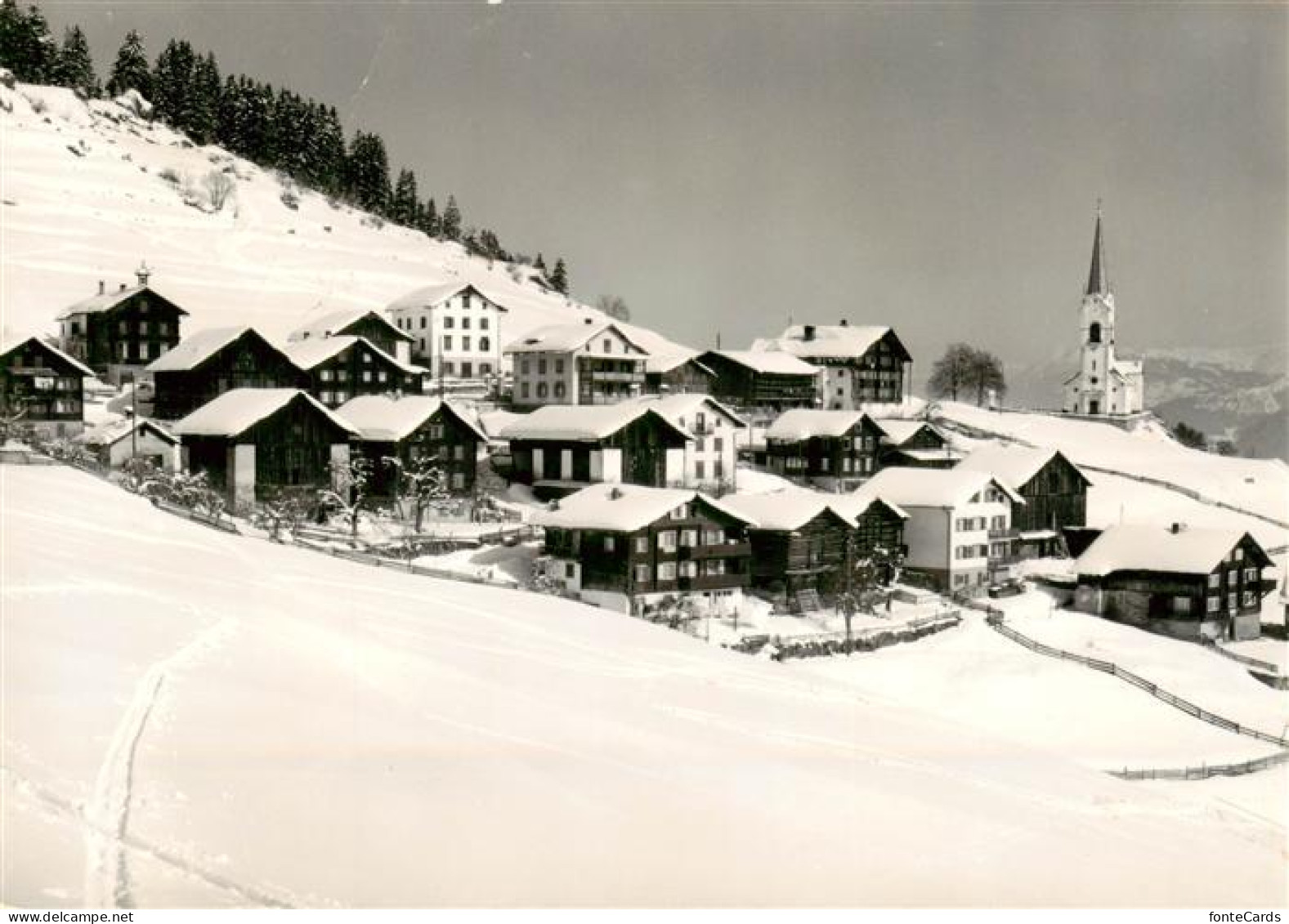Ladir GR Panorama Kirche