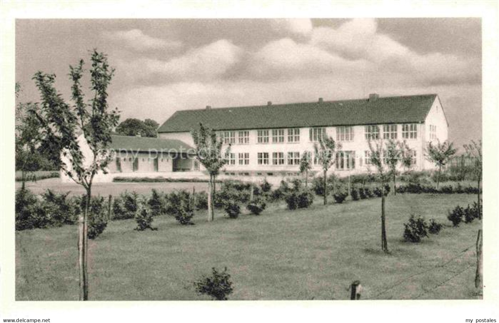 LAER BAD Osnabrueck Niedersachsen Neue Volksschule Kupfertiefdruck