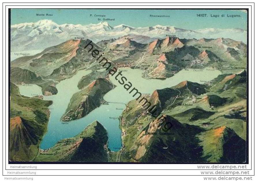 Lago di Lugano 20er Jahre