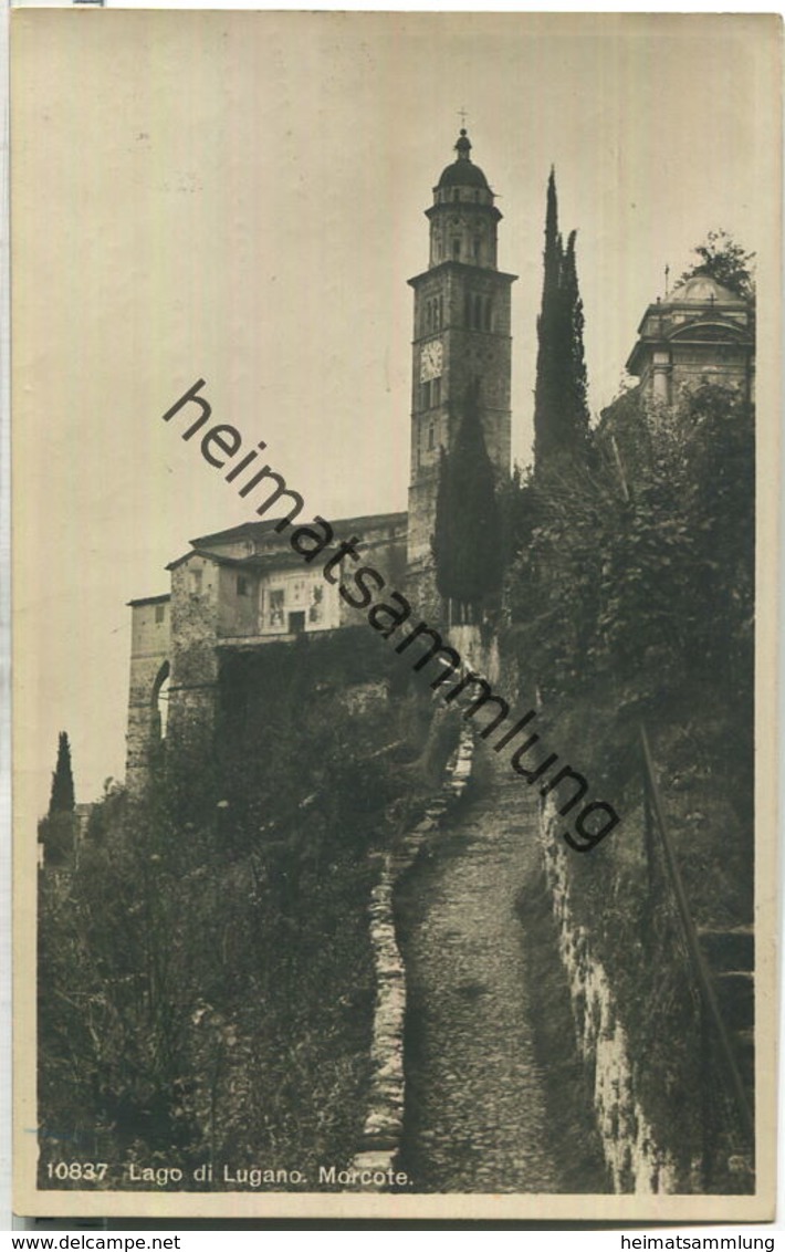 Lago di Lugano - Morcote - Foto-Ansichtskarte - Verlag Wehrli AG Kilchberg-Zürich