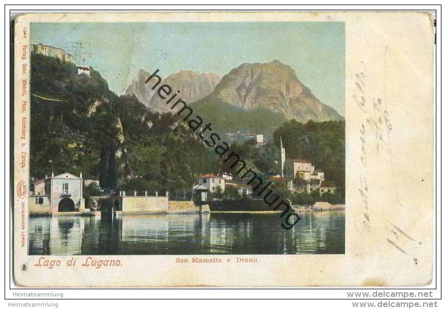 Lago di Lugano - San Mamette e Drano