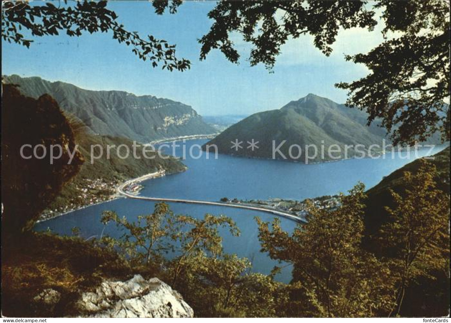 Lago di Lugano TI Pone de Melide