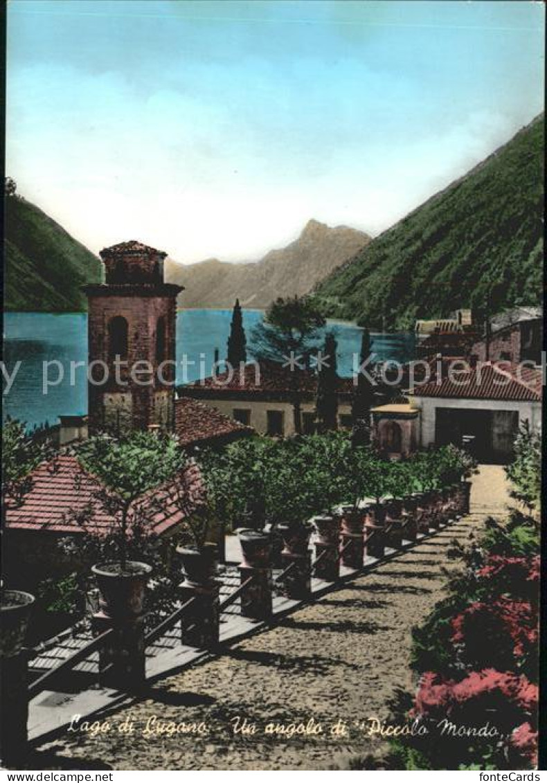 Lago di Lugano TI Un angolo di Piccolo Mondo Panorama