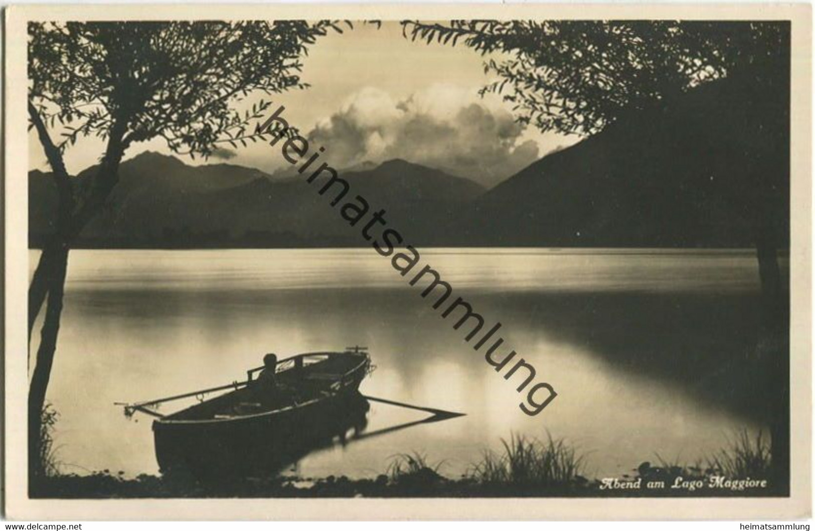 Lago Maggiore - Foto-AK - Verlag Guggenheim & Co Zürich