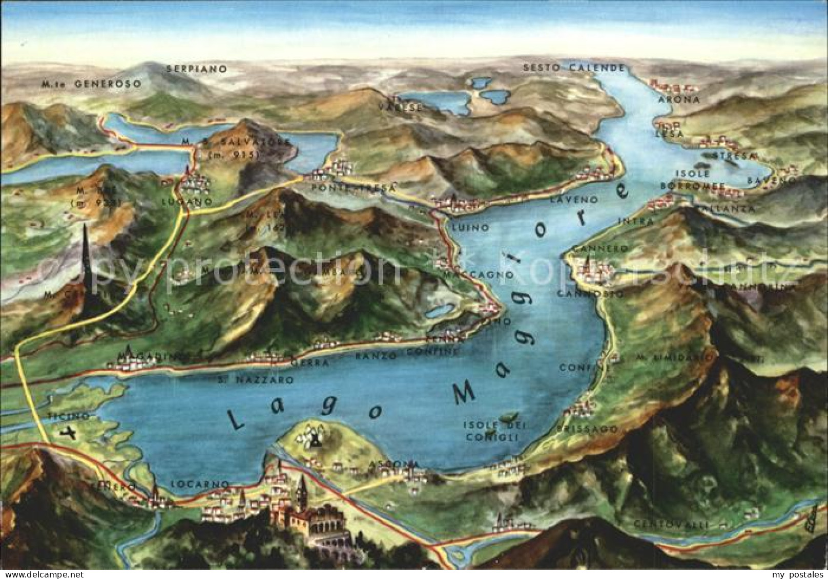 Lago Maggiore Gebirge am Lago Maggiore