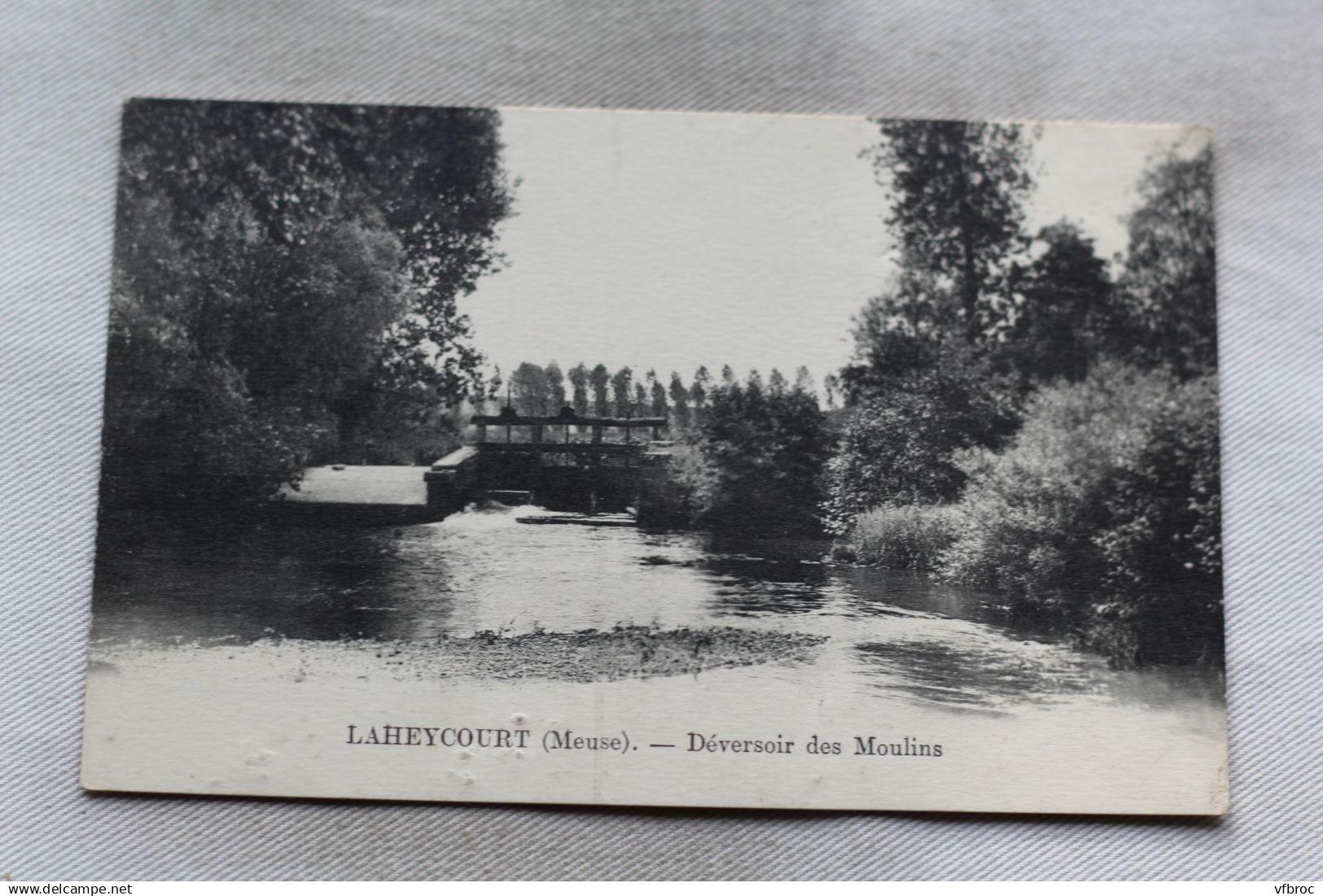Laheycourt, déversoir des moulins, Meuse 55