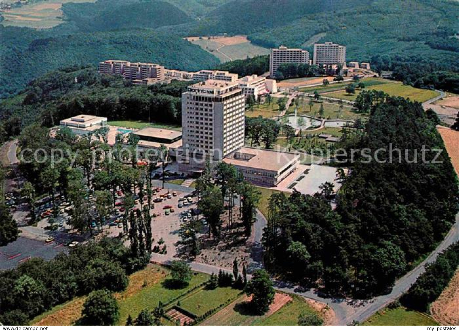 Lahnstein Fliegeraufnahme Kurzentrum