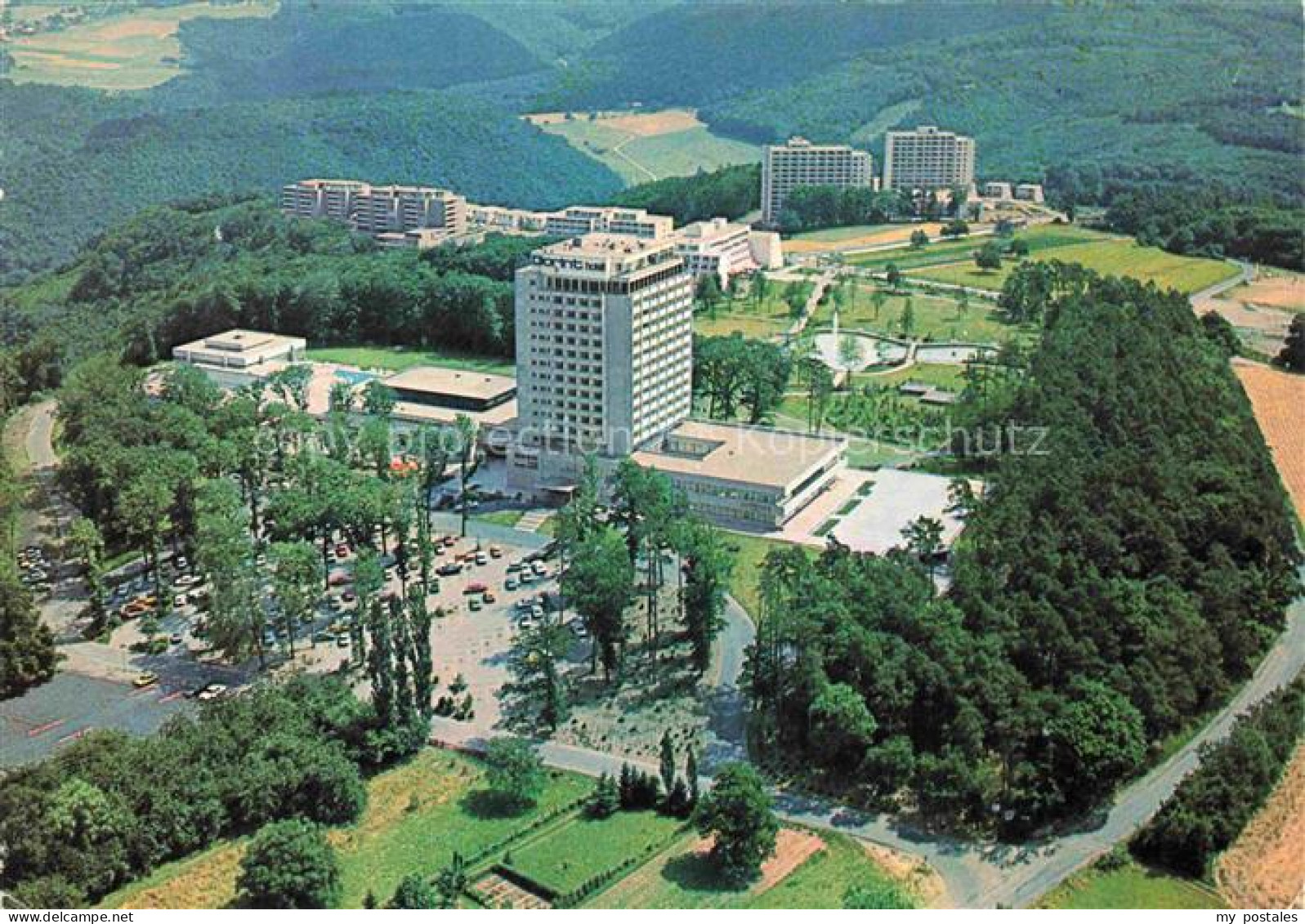 Lahnstein Rheinland-Pfalz Kurzentrum Fliegeraufnahme