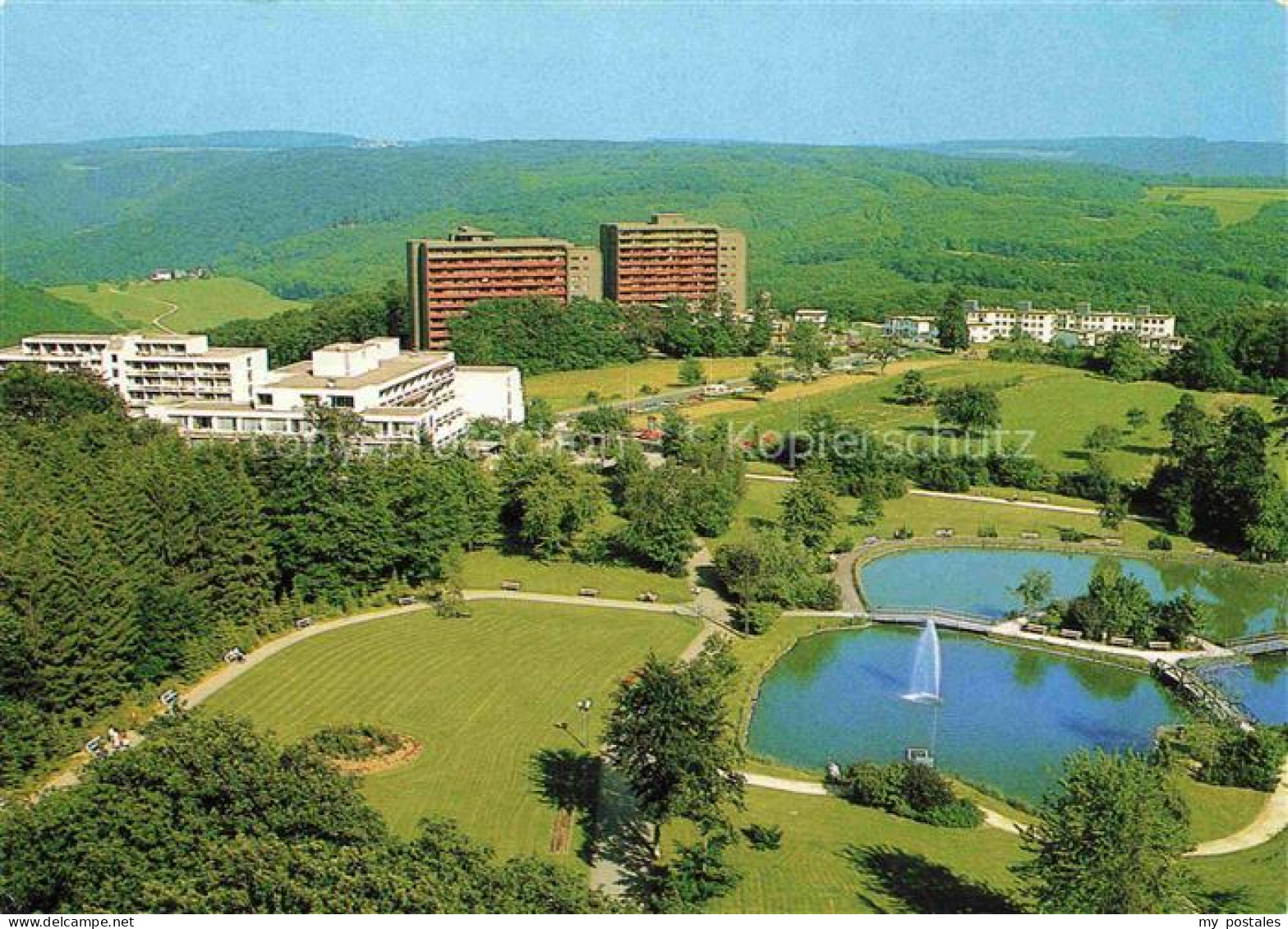 Lahnstein Rheinland-Pfalz Kurzentrum Lahnstein Fliegeraufnahme