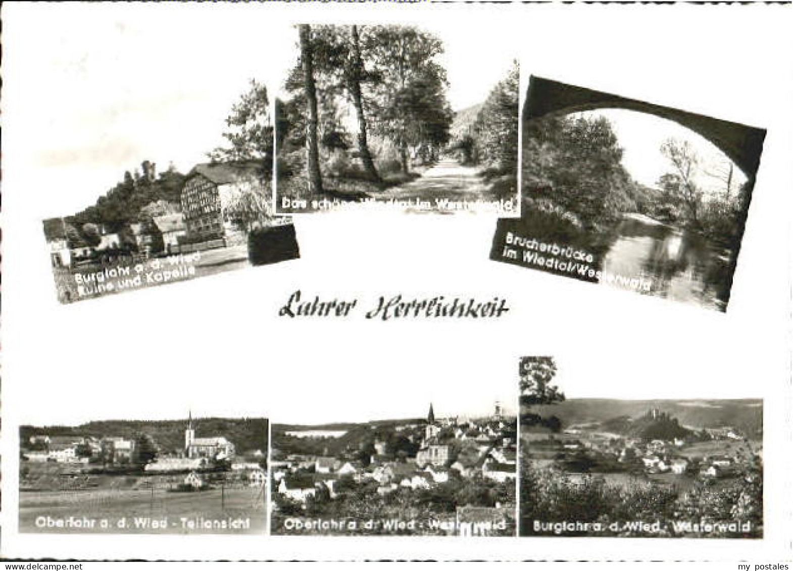 Lahr Schwarzwald Lahr Burg Ruine Kapelle Bruecke x 1964