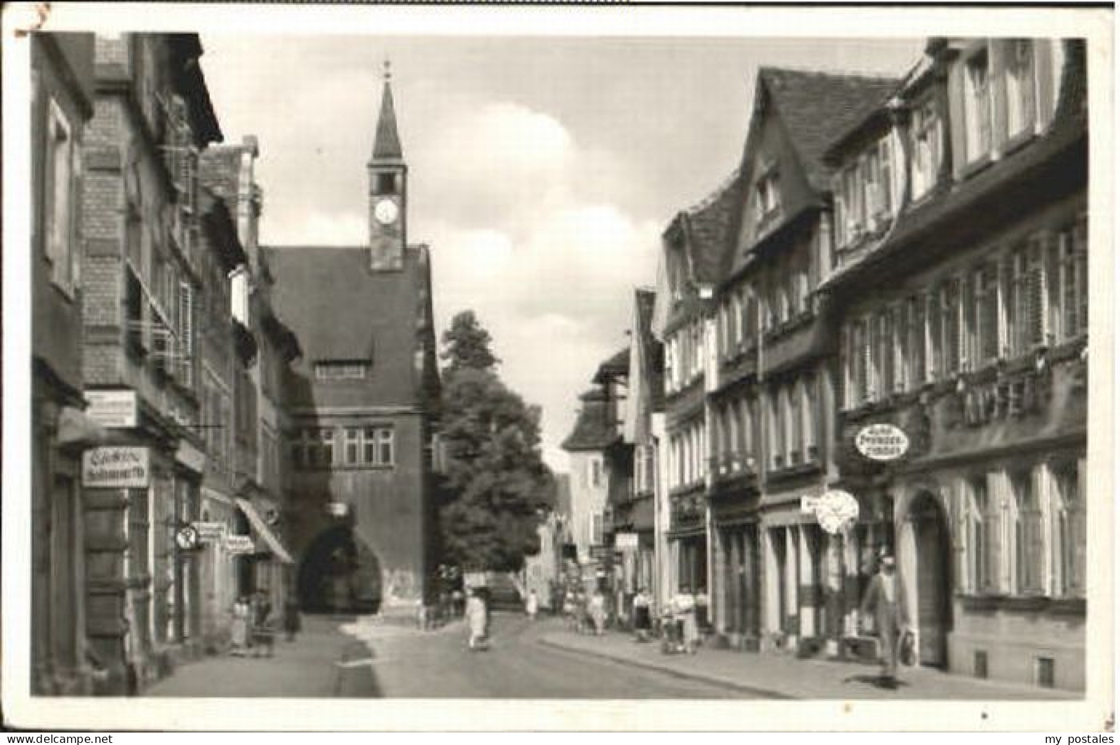 Lahr Schwarzwald Lahr Kaiserstrasse ungelaufen ca. 1955