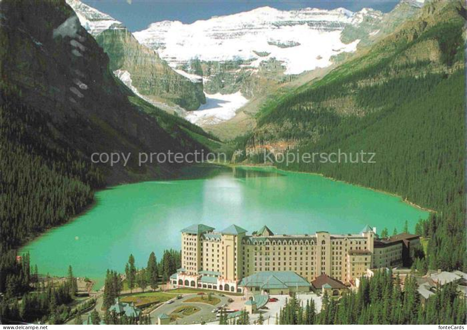 Lake Louise Banff Nationalpark Alberta Canada Chateau Lake Louise Mount Victoria