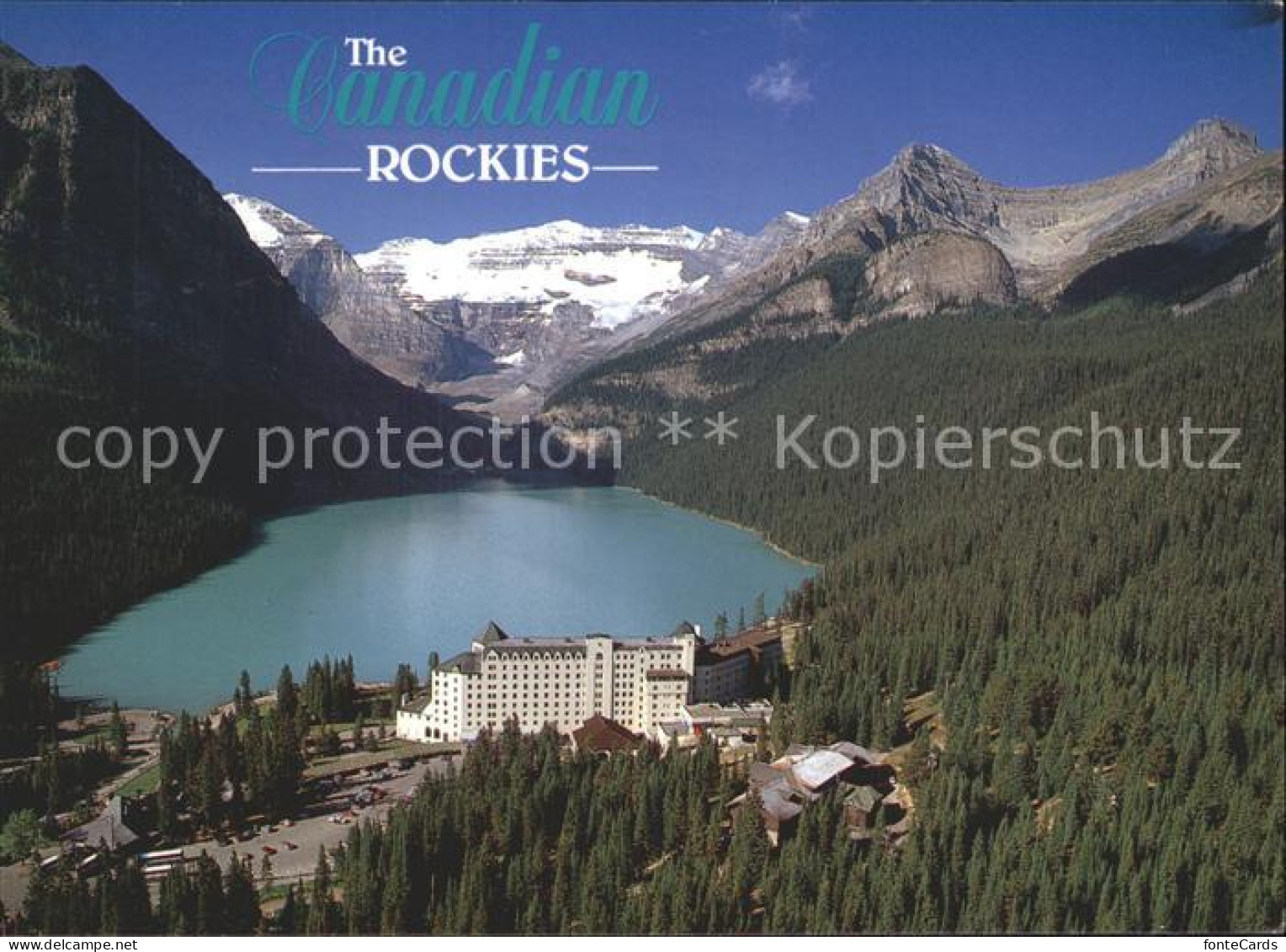Lake Louise Chateau Lake Louise Canadian Rockies Mt Victoria