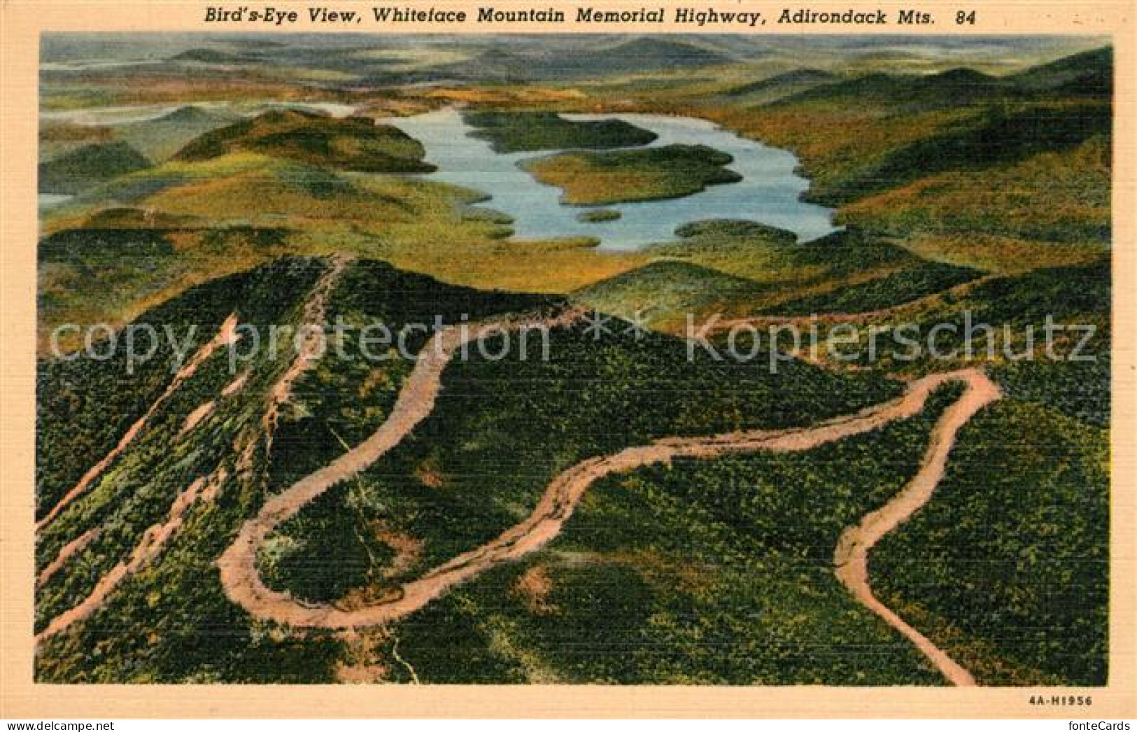 Lake Placid New York Whiteface Mountain Memorial Highway Adirondack Mountains ae