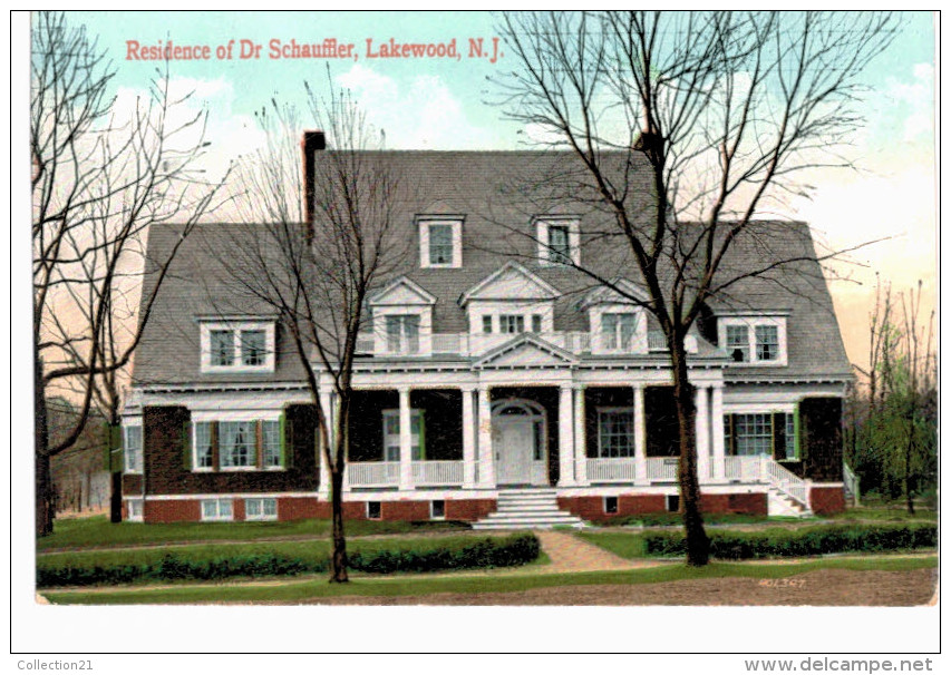 LAKEWOOD .... RESIDENCE OF DR SCHAUFFLER