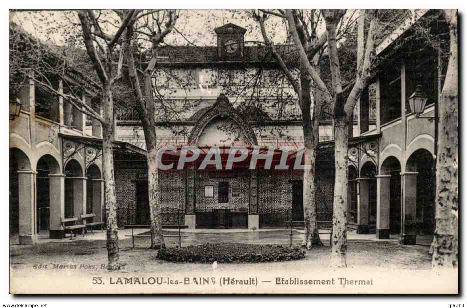 Lamalou les Bains CPA Etablissement thermal