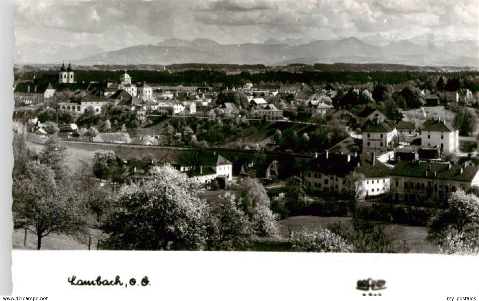 Lambach Lam Bayern Panorama