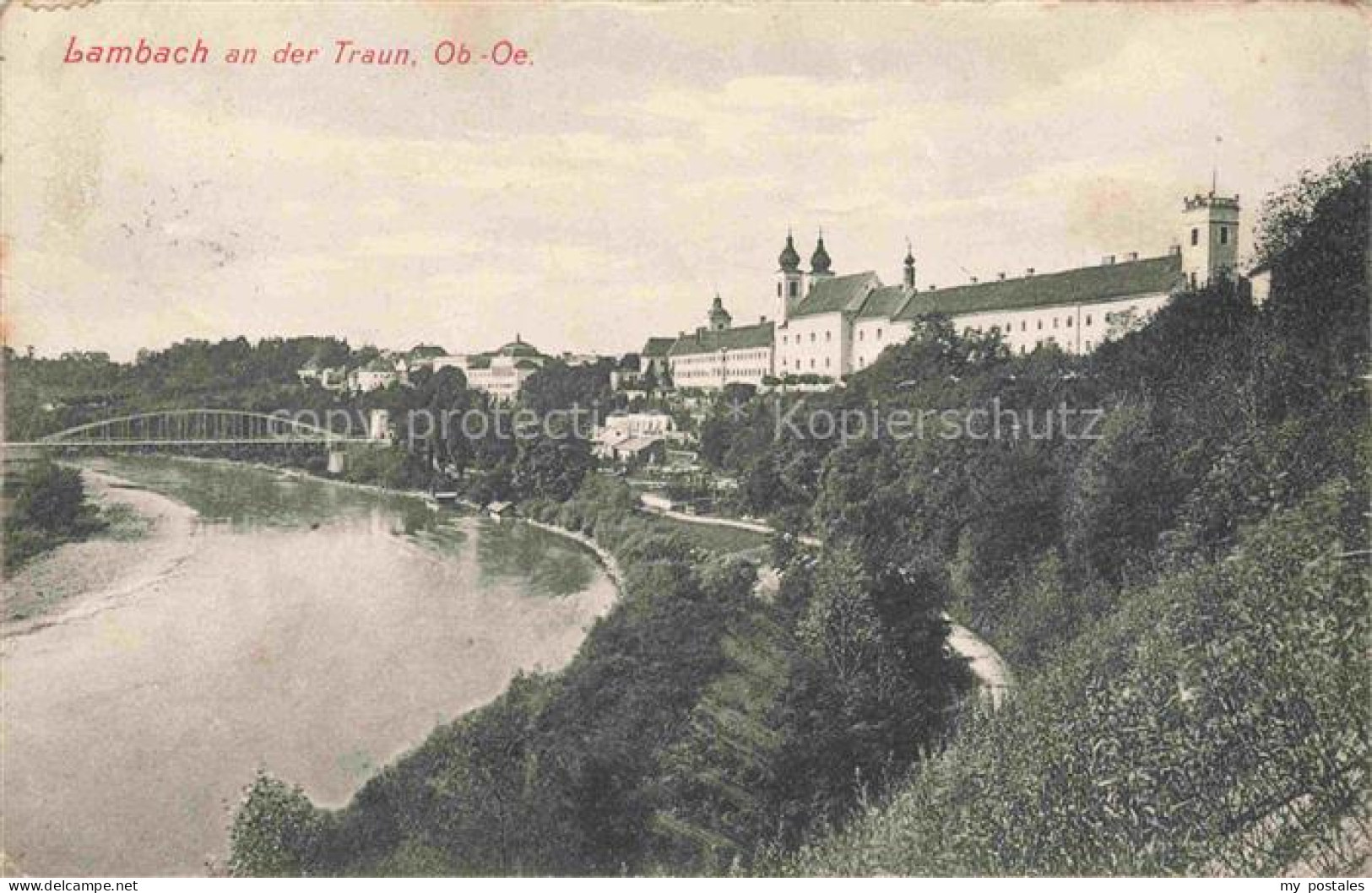 Lambach Traun Oberoesterreich AT Traunpartie Schloss