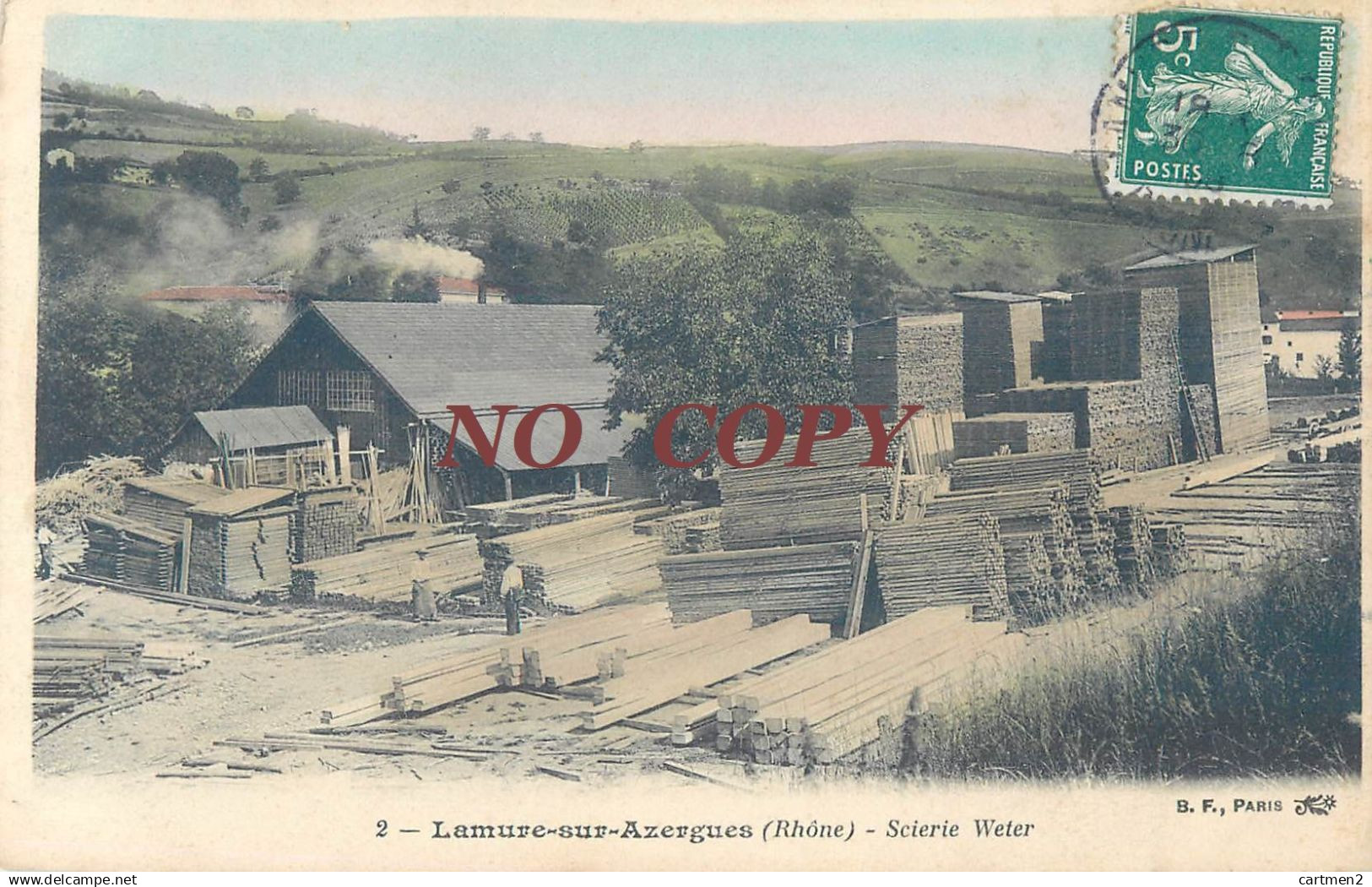 LAMURE-SUR-AZERGUES SCIERIE WETER