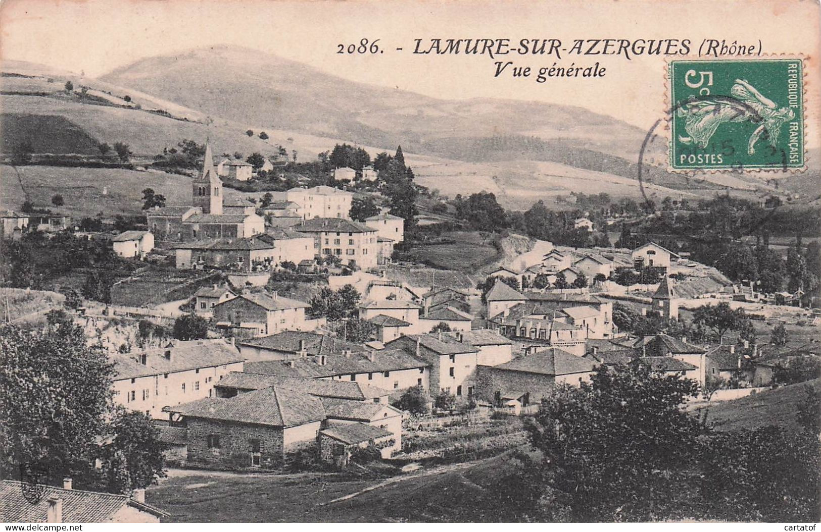 LAMURE sur AZERGUES . Vue générale
