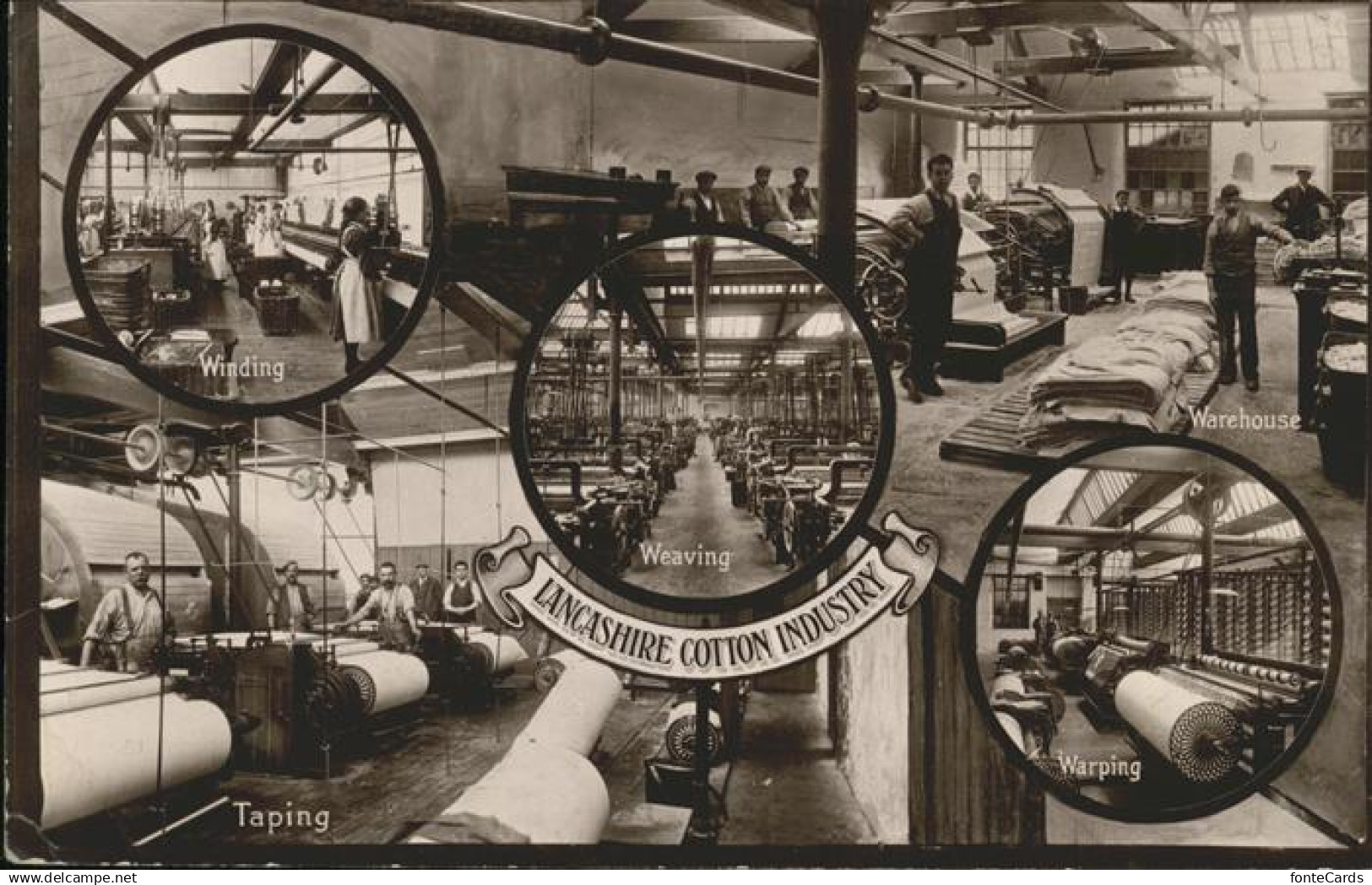 Lancashire Great Britain Cotton Industry