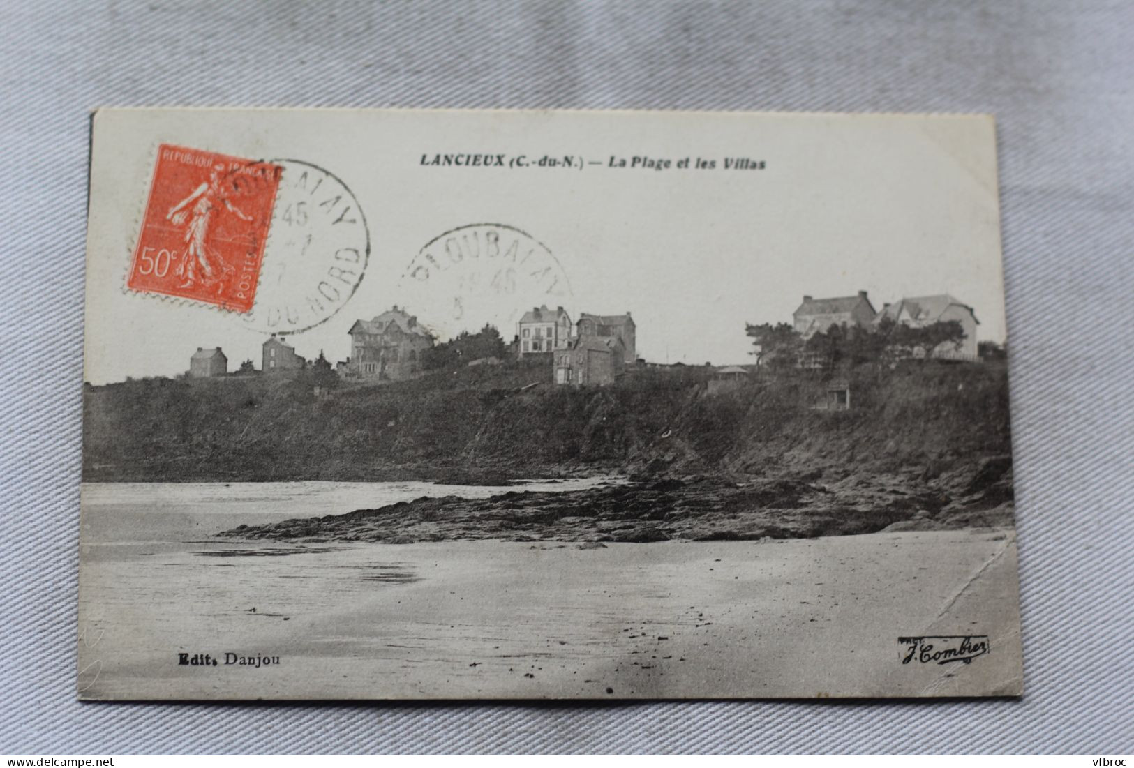 Lancieux, la plage et les villas, Cotes d'Armor 22