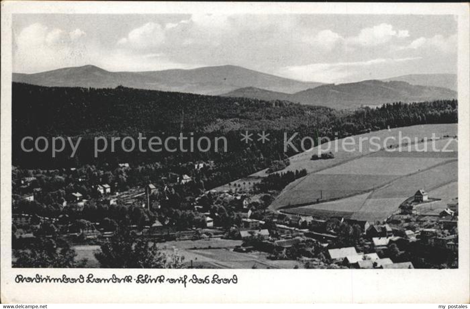 Landeck Westpreussen Radiumbad Landeck Panorama