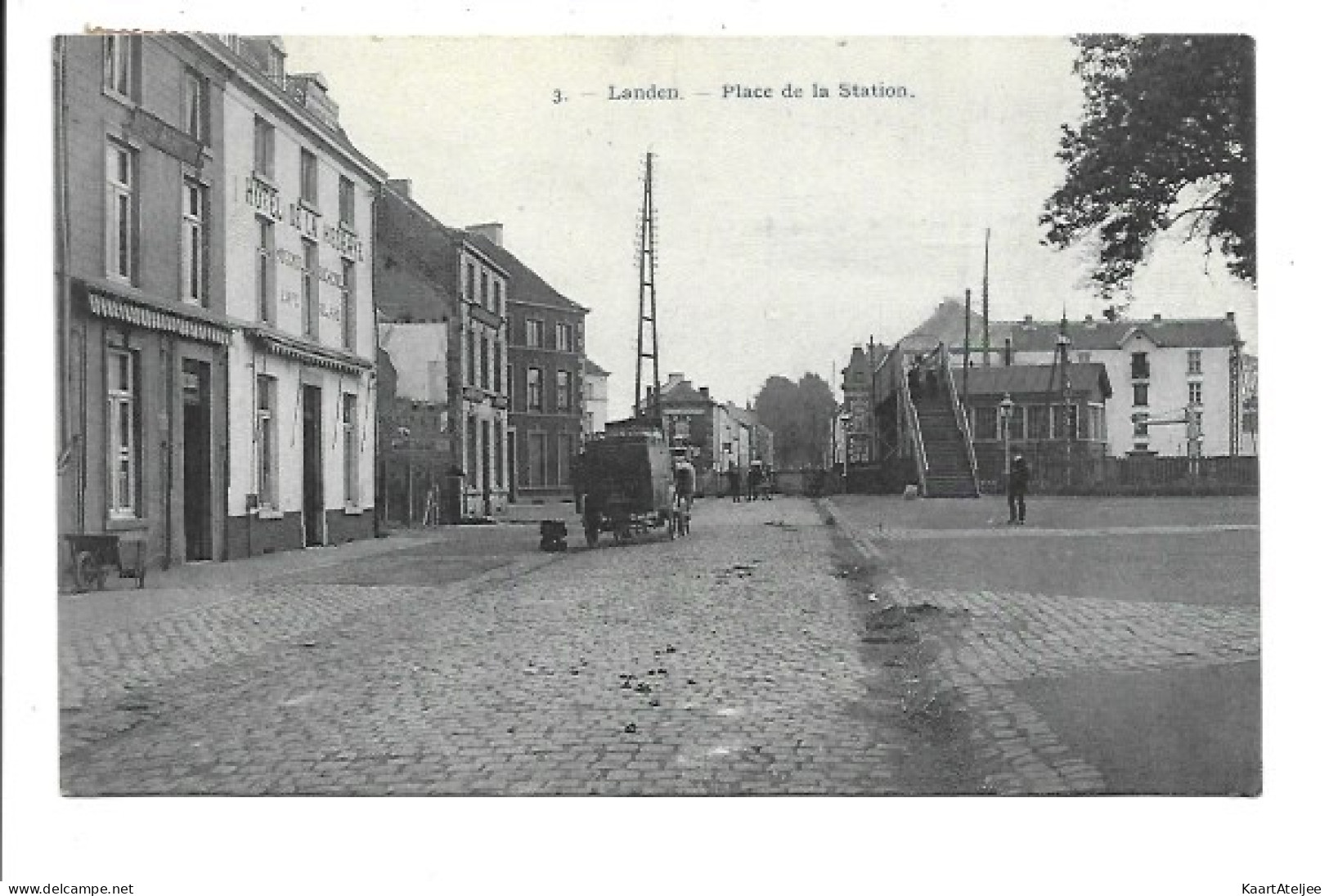 Landen - Place de la station.