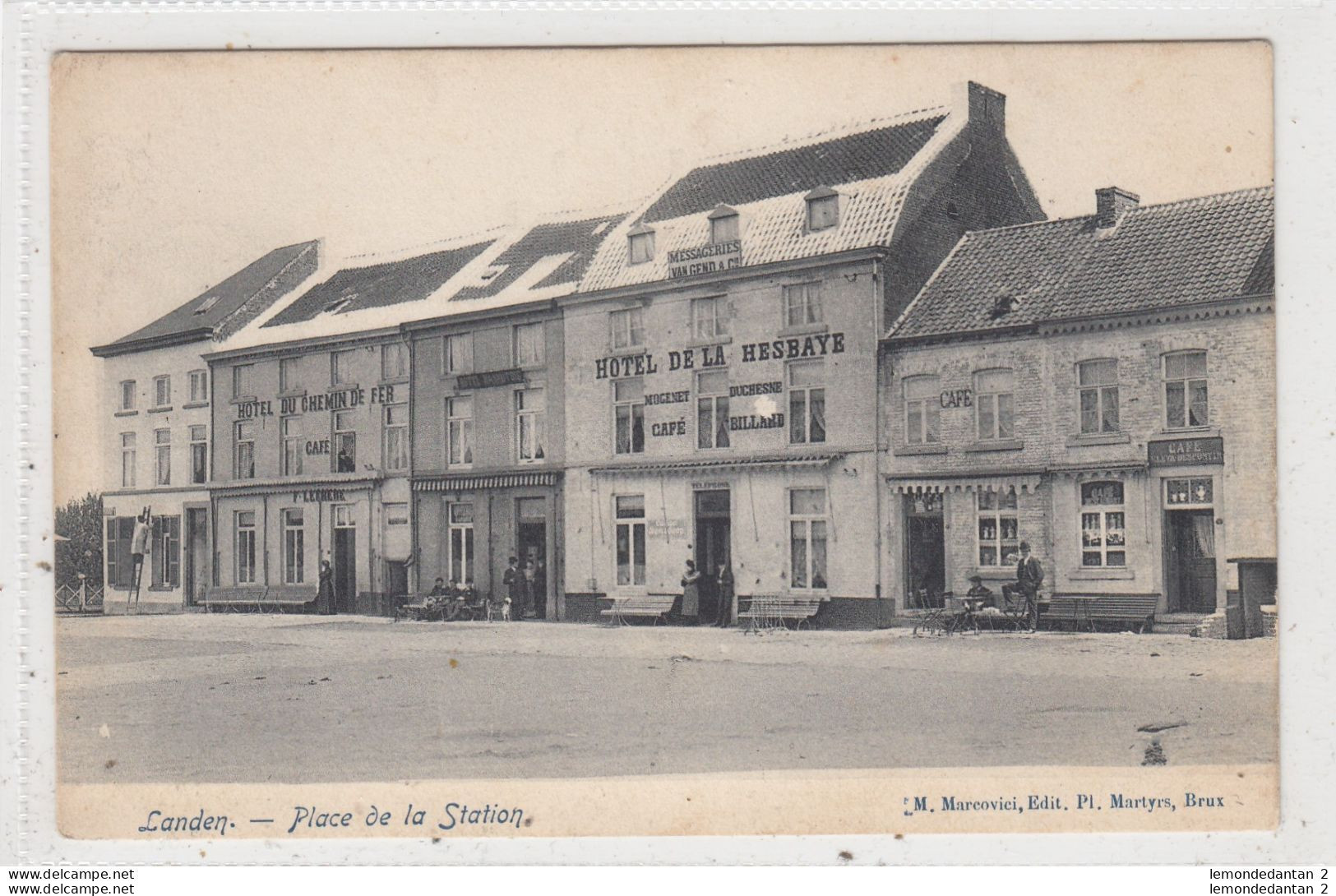 Landen. Place de la Station. *