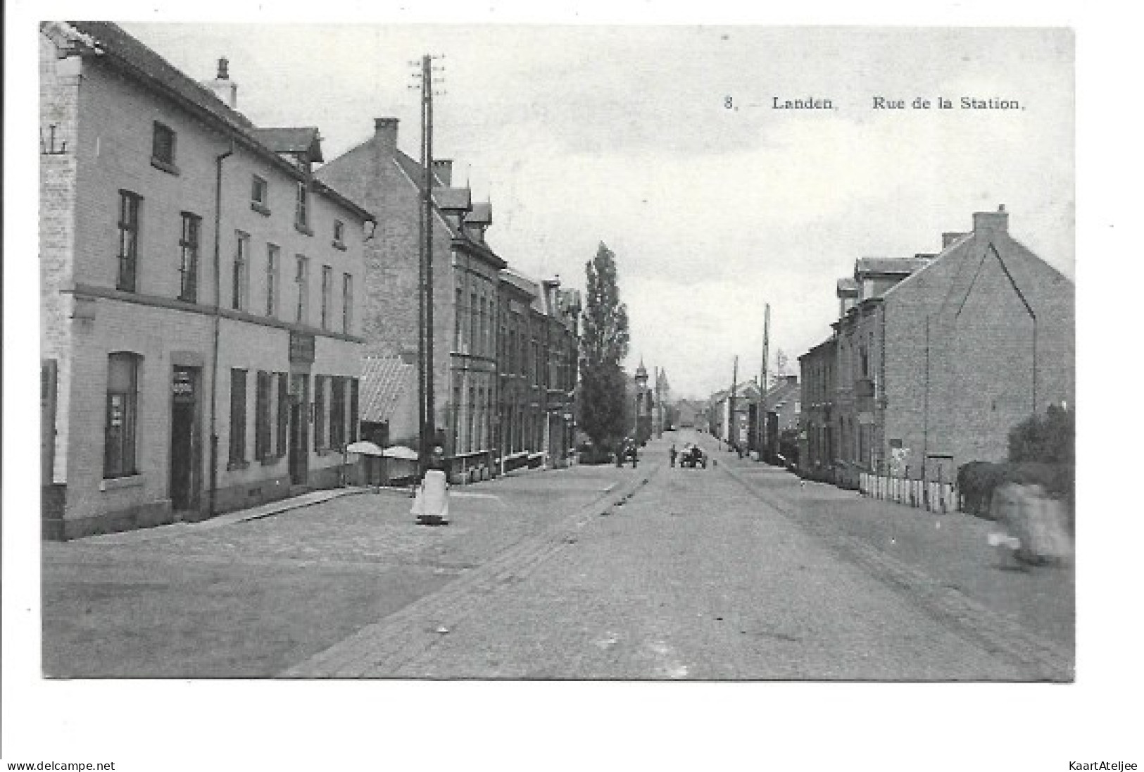 Landen - Rue de la station.