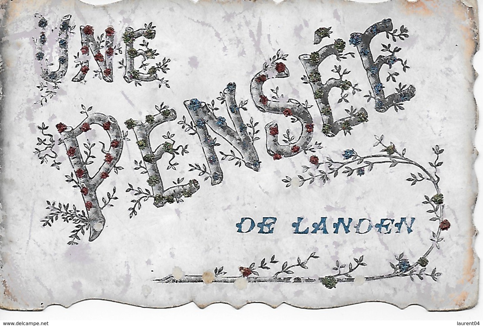LANDEN.  UNE PENSEE DE LANDEN