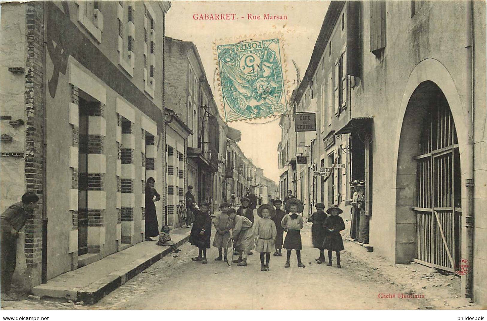 LANDES  GABARRET   rue marsan