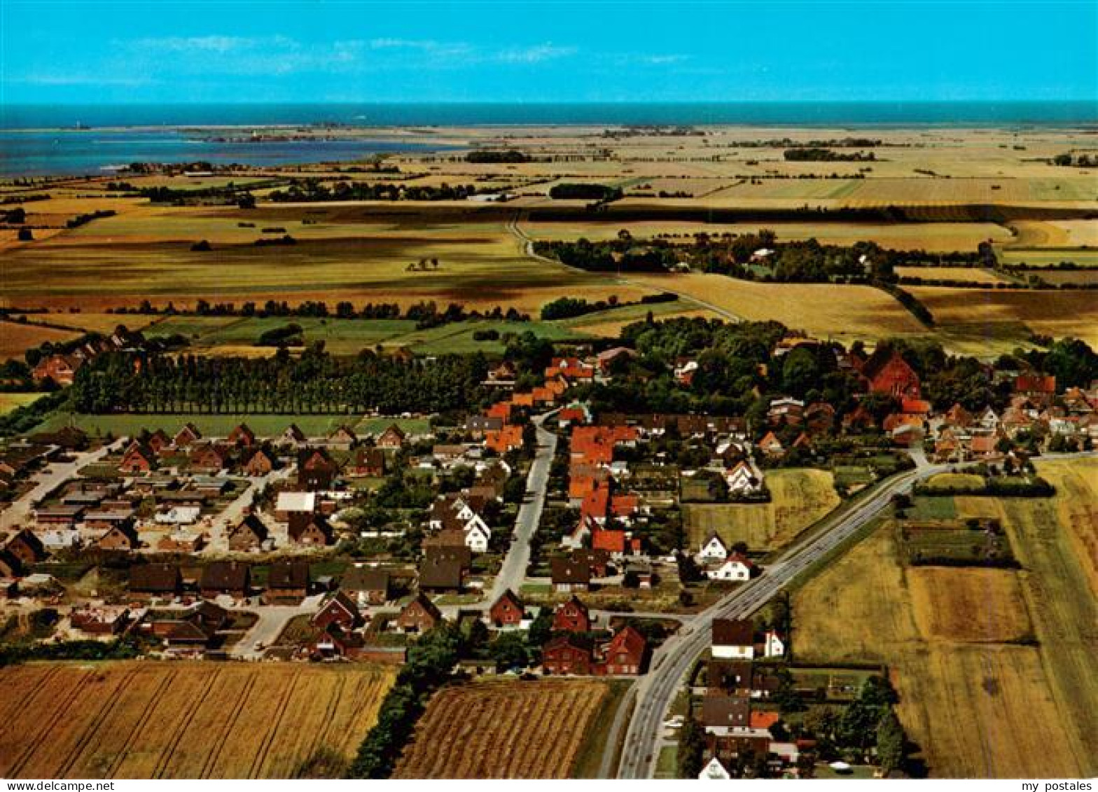 Landkirchen Fehmarn Fliegeraufnahme